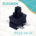 Soken aspirador Interruptor de botão rectangular 250VAC 16A